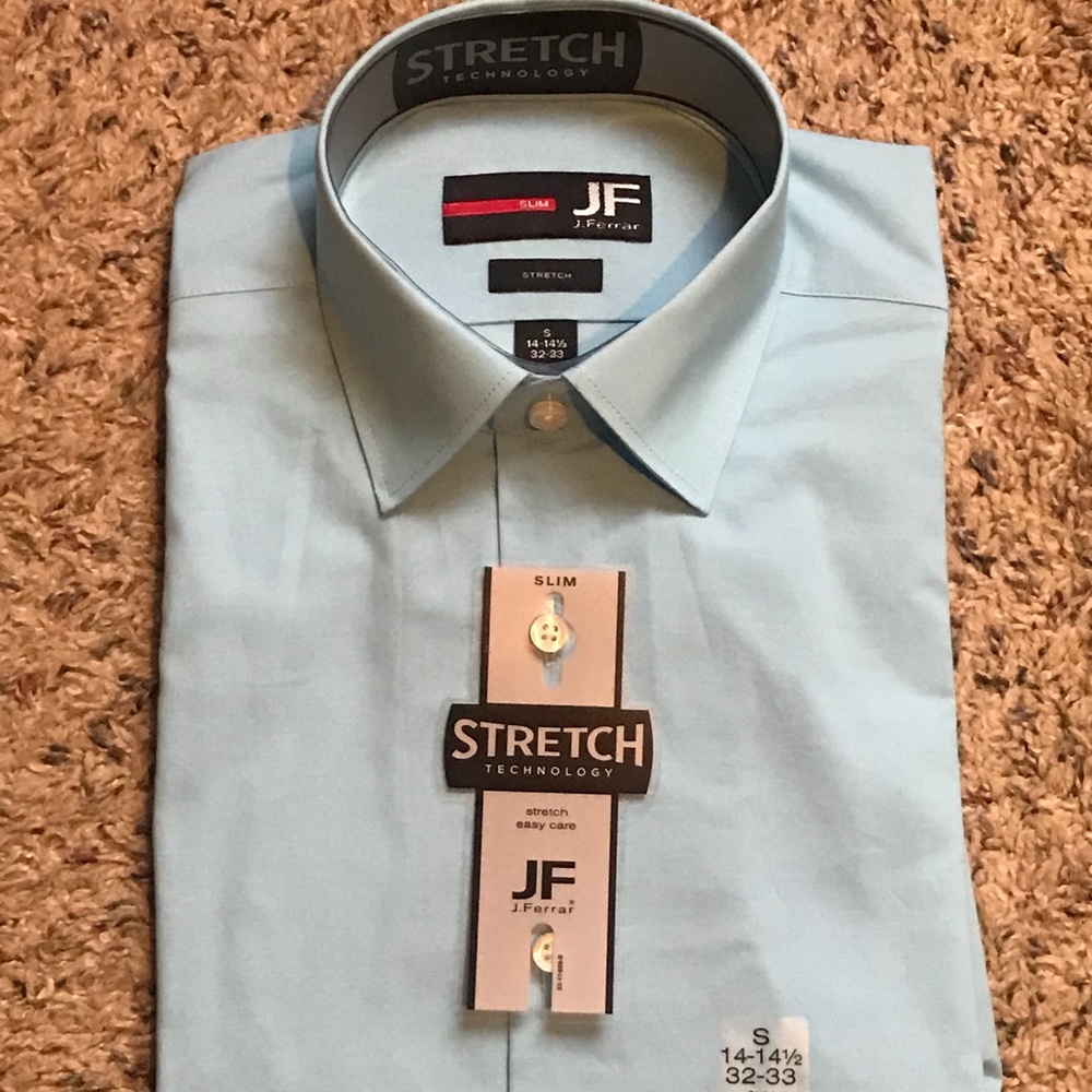 Brand New Slim Fit J. Ferrar Long Sleeve Button Up